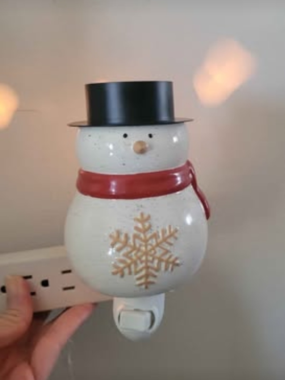 Scentsy Toasty Tophat Snowman Mini Warmer